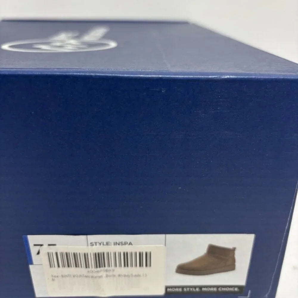 White Mountain Women’s Inspa Chestnut Ankle Bootie, Size 7 M